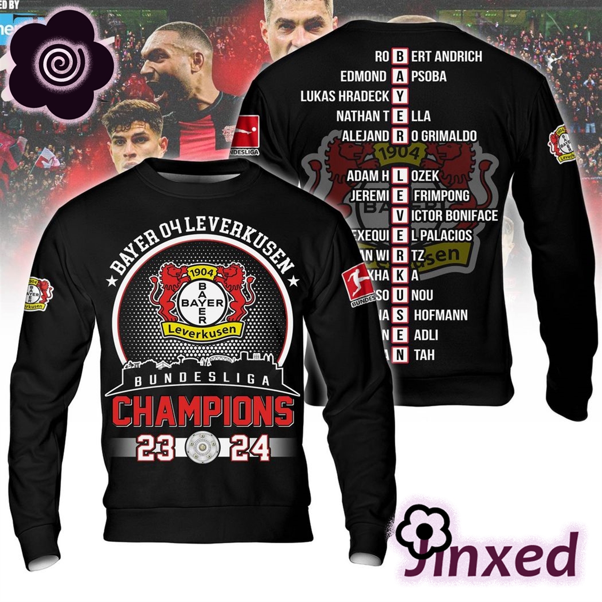 Bayer 04 Leverkusen Bundesliga Champions 23-24 Hoodie 